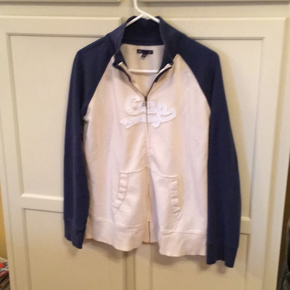 Gap Baseball design Zipper Front Jacket Large